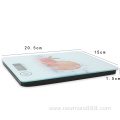 5KG Digital Touch Screen Square Tempered Glass Scale